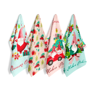 Набір вафельних рушників Lelit CHRISTMAS GNOMES 8072 34/60  4 шт